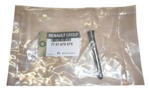 Dörrgångjärnsaxel 7701675675 Renault Clio II Megane Original Ny