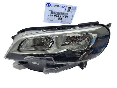 Reflektor vänster 9808572680 Peugeot Expert IV Original Ny