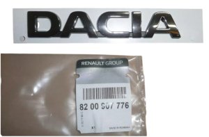 Emblem Text Baksida 8200907776 Dacia Original Ny