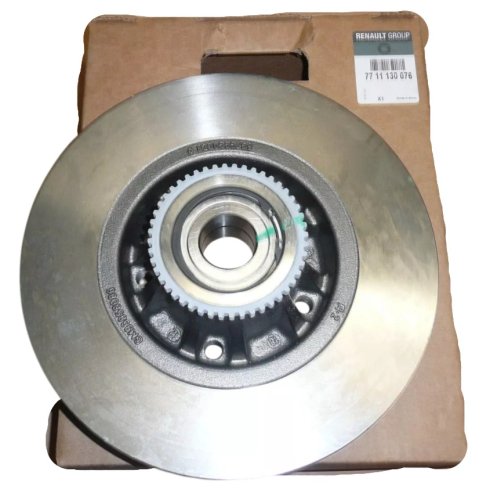 Bromsskiva 7711130076 Renault Trafic II Med Hjullager och ABS-Ring 1 Styck Bak Ny Original