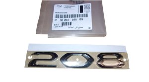 Emblem 98284028DX Peugeot 208 II Bak Ny Original