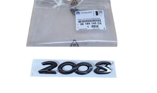 Emblem 98189145DX Peugeot 2008 2016> Bak Ny Original