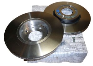 Bromsskiva fram, komplett, original 7701210081 Kangoo 2