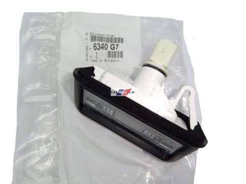 Registreringsskyltbelysning Original 6340G7 Berlingo 3 Partner 3