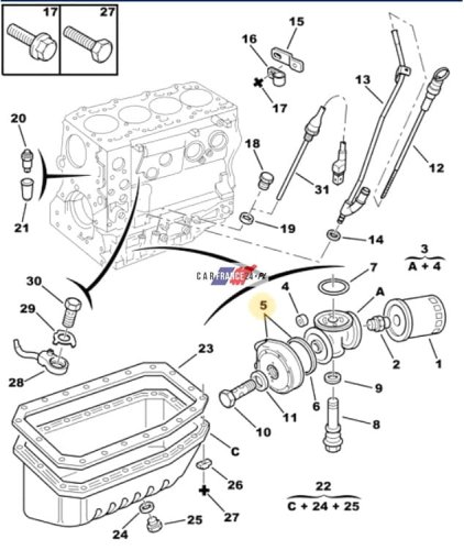 Oljekylare 98480768 Jumper, Boxer  2.8HDI Original