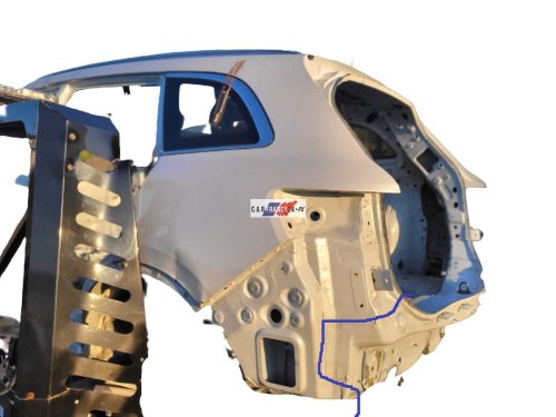 Vänster bakskärm Renault Koleos 2 2019 760232469R