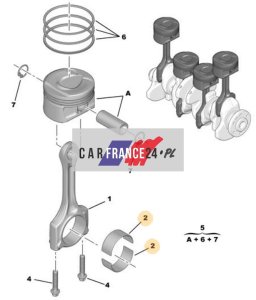 Kranskåpa Peugeot Citroen 1.6  0606AF