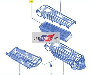 Luftfilter, original Renault Safrane 3.0 7700261097