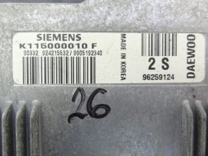 Motorstyrenhet Daewoo Matiz K115000010F  96259124