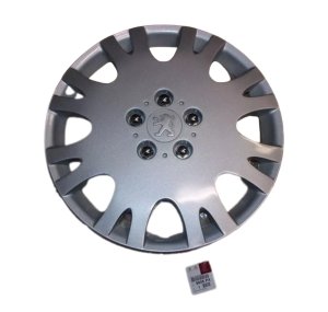 Hjulkapsel 16 tum 9606PX Ny original Citroen Peugeot 407