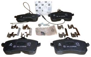 Bromsbelägg fram 1,6/2,0 HDI 425422  Ny originaldel Citroën Peugeot 407