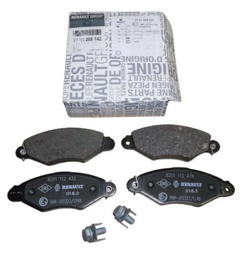 Bromsbelägg 7701208142 1,2 Nya originaldelar Renault Clio