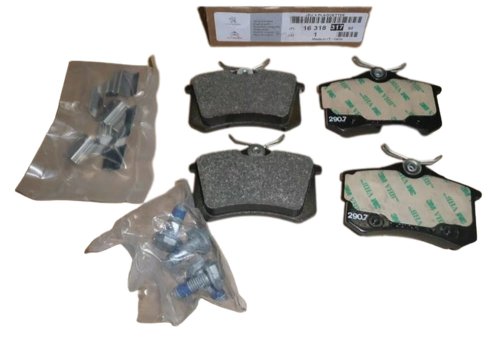 Bromsbelägg bak 1631831780 Nya original Citroen Peugeot C3