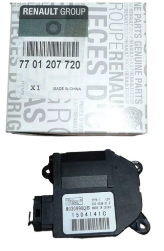 Motoreduktor för luftflödesklaffar 1,5 DCI 7701207720  Ny OE Renault Megane II