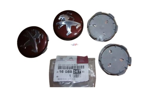 Hjulkapsel till aluminiumfälg 1608836780 Ny OE PSA Peugeot