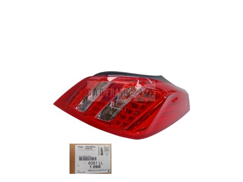 Lampa Prawy Tył Peugeot 508 6351LL Nowy Oryginał