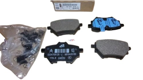 Bromsbelägg bak 268 mm  1678167980 Citroën C4, Picasso, Peugeot 308, 3008 Original
