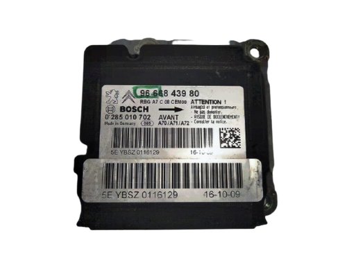 Styrenhet Sensor Air Bag  0285010702 6546S1 Peugeot 207