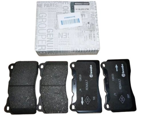 Bromsbelägg fram 410609317R  Renault Megane 3 RS Original