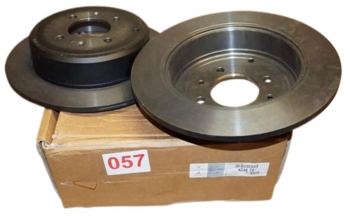 Bromsskiva, komplett, bak 4246T6 Peugeot 406 Original