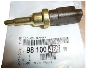 Vattentemperaturgivare 9810048680 Citroen C3, C5, C8 Peugeot 308 Partner 1.6 VTI Original