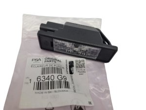 Registreringsskyltbelysning Original 6340G9 C2 C8 307 407
