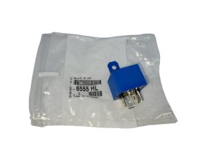 Relä  Elektriskt Original PSA. 6555HL 4 stift 45a Blå