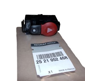 Varningsblinkerswitch 252105246R Renault Kangoo II Original