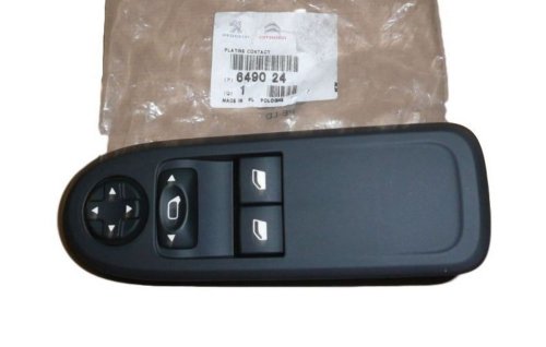 Knapp för öppning/stängning av fönster 649024 Peugeot 308(T7) Original
