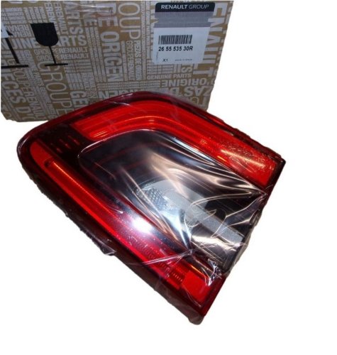 Vänster bakre lampa 265553530R Renault Kadjar Original