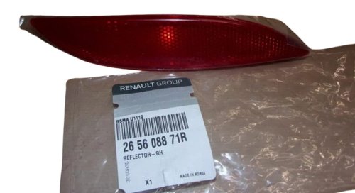 Reflektor höger bak  265608871R Ny OE  Renault Megane III