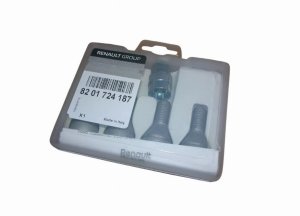 Stöldskyddade hjulskruvar 8201724187 Renault Dacia Original Ny