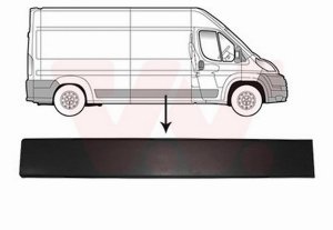Dörrlist höger 8546T6 8546.T6 Citroen Jumper III Peugeot Boxer III Original Ny