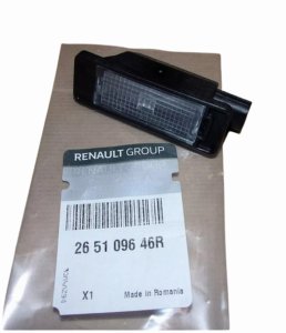 Registreringsskyltbelysning 265109646R Renault Original Ny