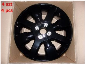 17" aluminiumfälgar, set om 4 st.  1623576180 Ny OE PSA C3 C5