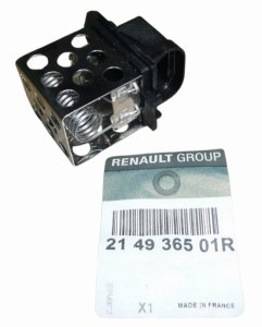 Fläktmotstånd 214936501R Renault Fluence Latitude Original