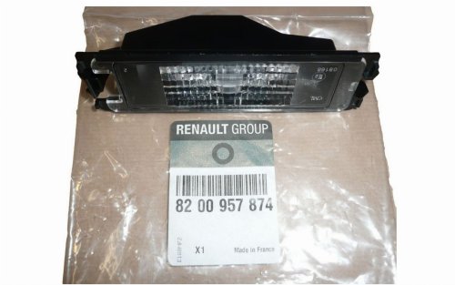 Registreringsskyltbelysning 8200957874 Dacia Logan Sandero Original Ny