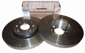 Bromsskivor fram 402069518R Renault Dacia Original Ny
