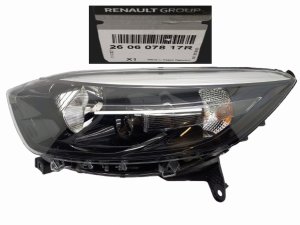 Reflektor vänster 260607817R Ny OE Renault Captur