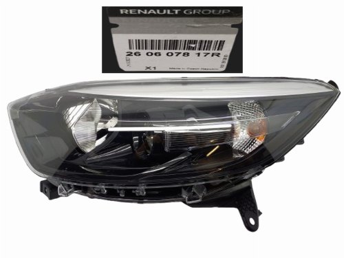 Reflektor vänster 260607817R Ny OE Renault Captur
