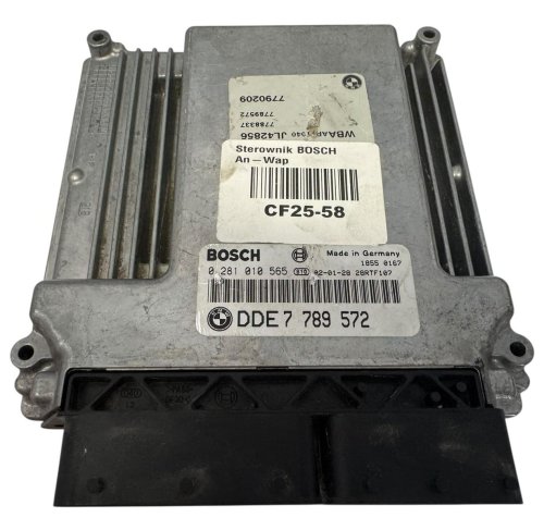 Styrenhet ECU Bosch DDE7789572 0281010565 28RTF107 BMW
