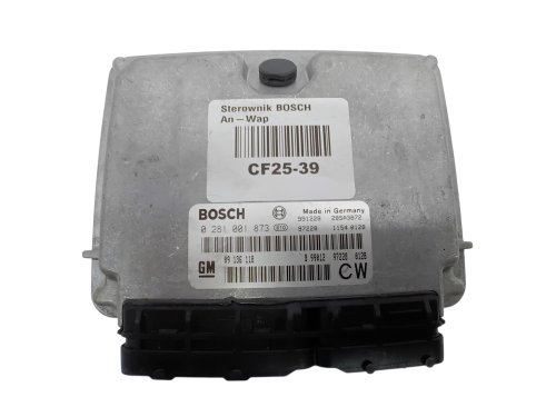 ECU-styrenhet 0281001873  09136118 Bosch Opel