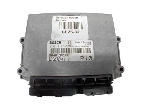 ECU-styrenhet 0281010346  9648312780  Jumper Boxer Ducato