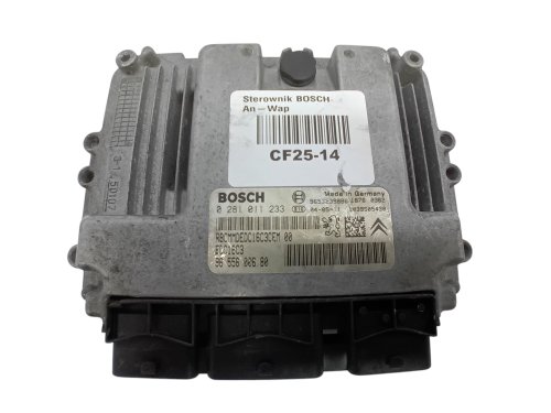 ECU-styrenhet 0281011233  9653239880  9655600680 Bosch PSA