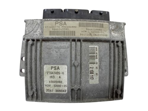 ECU-styrenhet 9646243580 9646509880 2164726-6 Renault Sagem