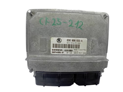 Styrenhet  ECU 03E906033A 5WP4430507 Skoda Siemens