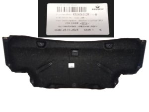 Ljudisolering av motorhuv 658406552R Dacia Duster 21- Original Ny