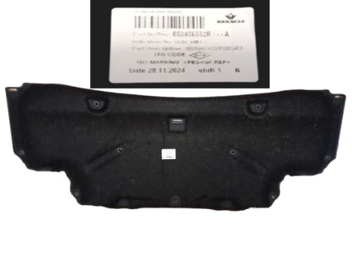 Ljudisolering av motorhuv 658406552R Dacia Duster 21- Original Ny