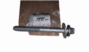 Fästskruv för bakre balk 7703602361 Renault Zoe Original Ny