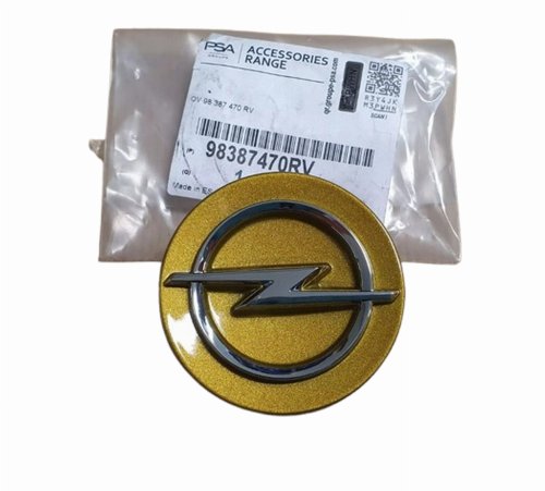 Hjulkapsel till aluminiumfälg 98387470RV Gul Opel Original Ny